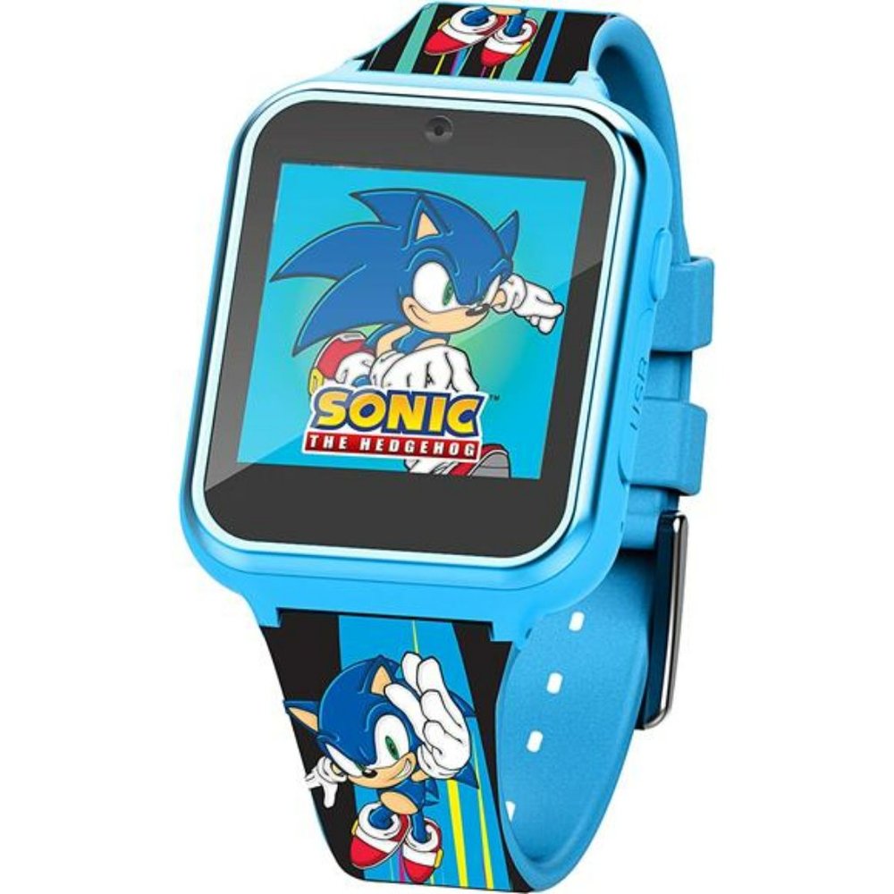 Kids SEGA Sonic The Hedgog Blue Educational Learning Touchscreen Smart Watch